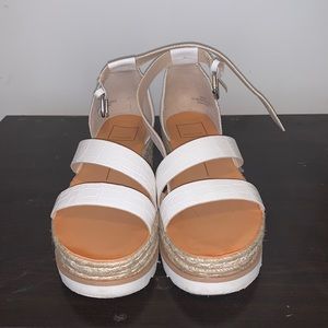 White Platform Sandals